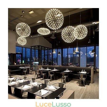 Lampadario contemporaneo creativo rotondo Droplight Lampada Luce Lampadario contemporaneo creativo rotondo Droplight Lampada Luce