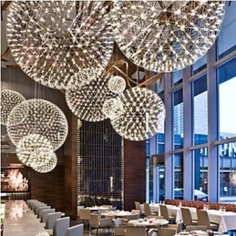 Lampadario contemporaneo creativo rotondo Droplight Lampada Luce