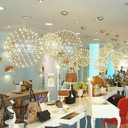 Lampadario contemporaneo creativo rotondo Droplight Lampada Luce