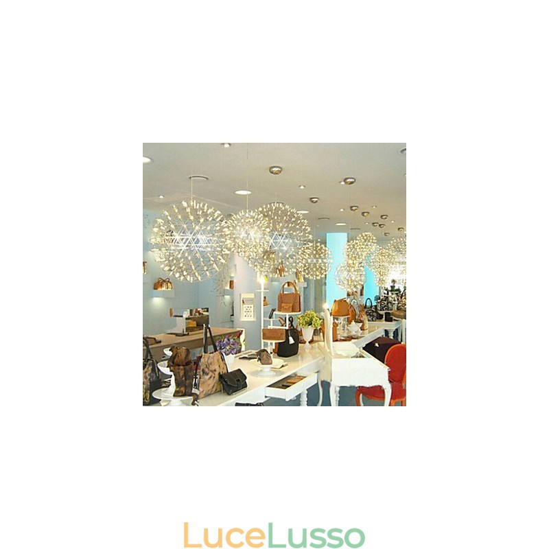 Lampadario contemporaneo creativo rotondo Droplight Lampada Luce