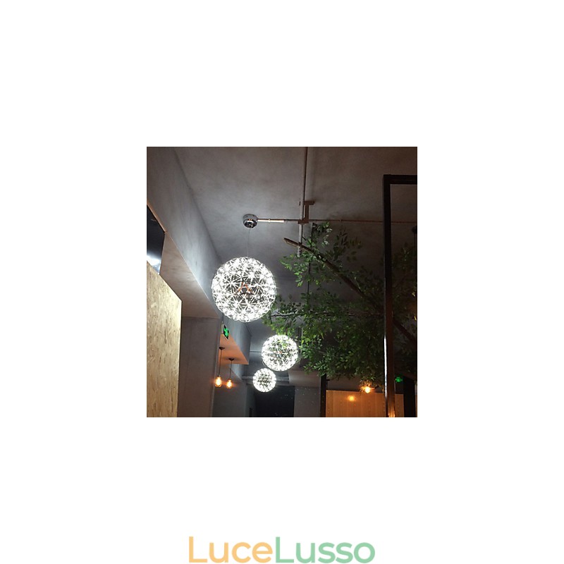 Lampadario contemporaneo creativo rotondo Droplight Lampada Luce