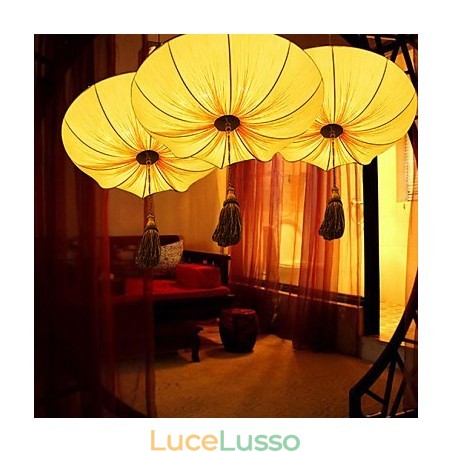 Lampadario creativo rotondo grande rosso lanterna foglia di loto matrimonio festival stoffa arte lampadario luce Lampadario creativo rotondo grande rosso lanterna foglia di loto matrimonio festival stoffa arte lampadario luce