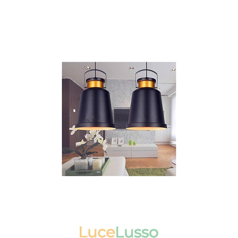 Lampada a sospensione retrò in metallo Lampada a sospensione da caffè