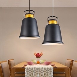 Lampada a sospensione retrò in metallo Lampada a sospensione da caffè