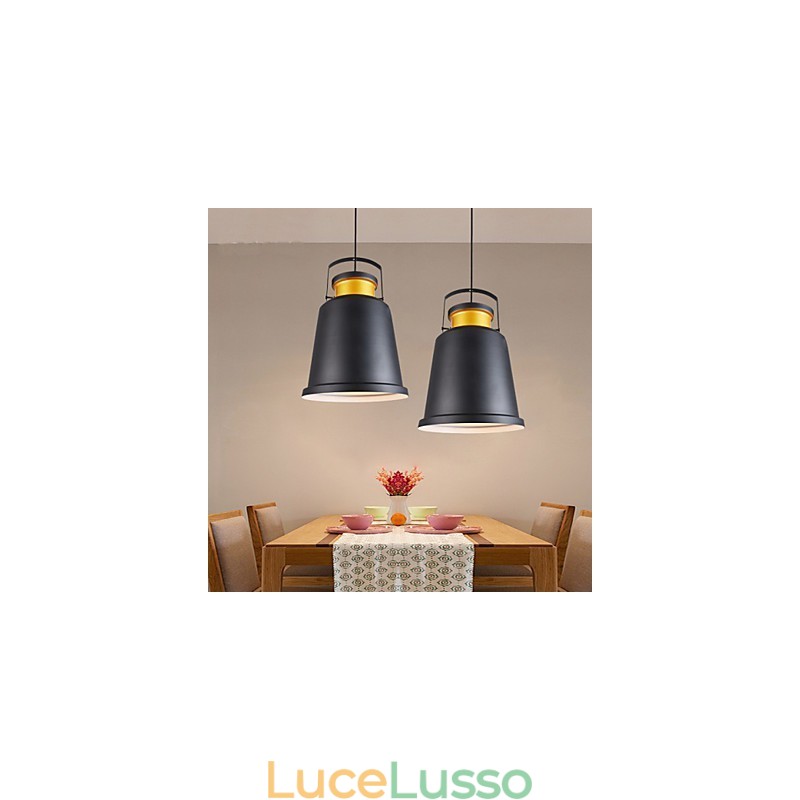 Lampada a sospensione retrò in metallo Lampada a sospensione da caffè