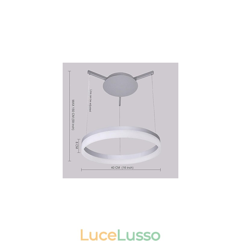 Moderno Contemporaneo Altri Lampada a Sospensione in Metallo