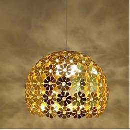 Moderna sfera di fiori di prugna a testa singola in cristallo a goccia