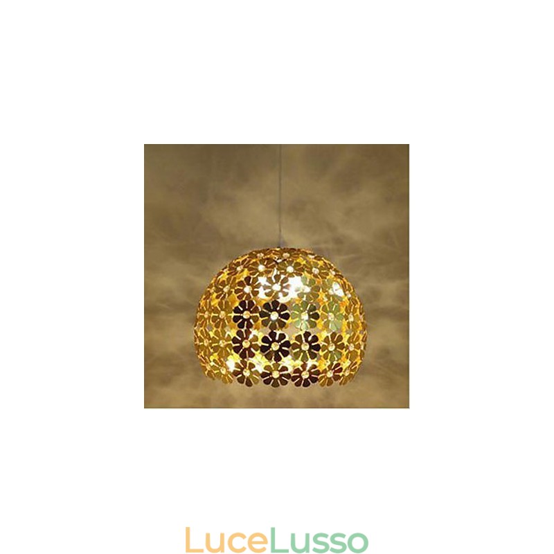 Moderna sfera di fiori di prugna a testa singola in cristallo a goccia