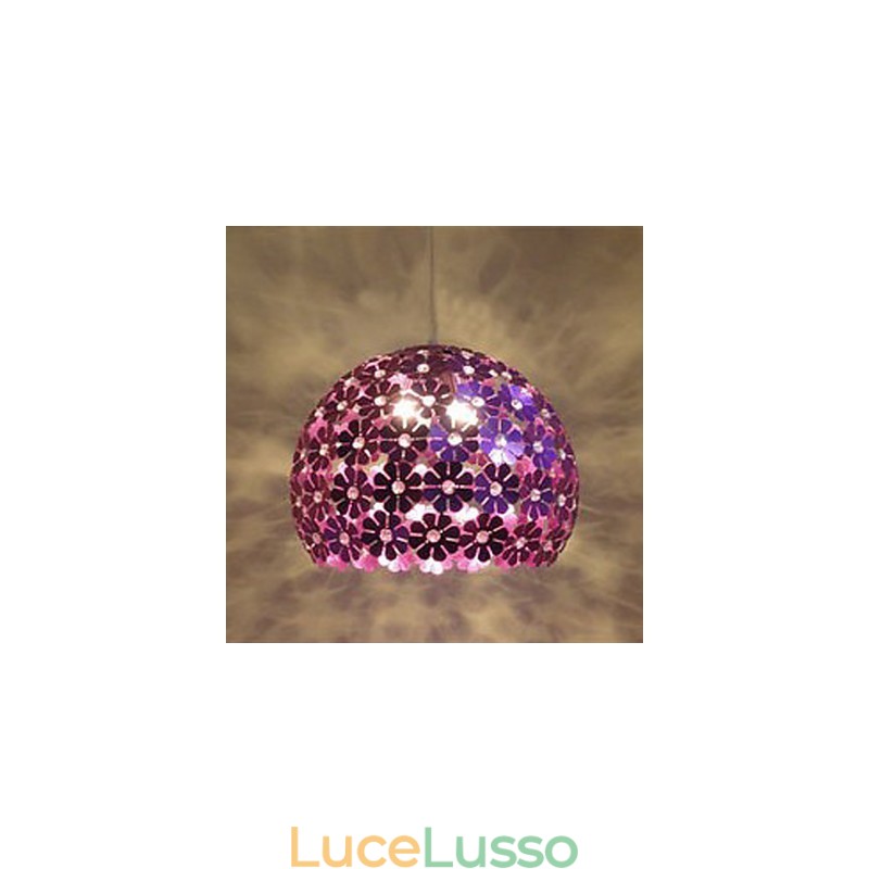 Moderna sfera di fiori di prugna a testa singola in cristallo a goccia