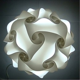 Lampada a sospensione moderna fai da te a forma di palla da 25 cm