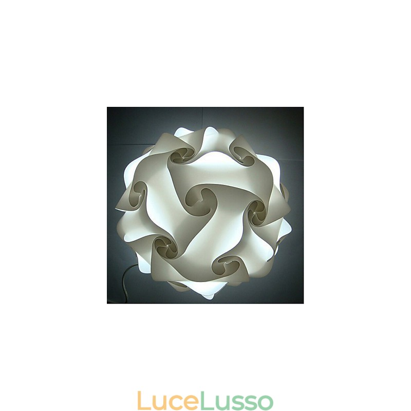 Lampada a sospensione moderna fai da te a forma di palla da 25 cm