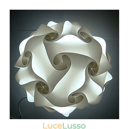 Lampada a sospensione moderna fai da te a forma di palla da 25 cm Lampada a sospensione moderna fai da te a forma di palla da 25 cm