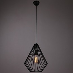 Mini pendente diamanti lampada 1 luce lavorazione pittura