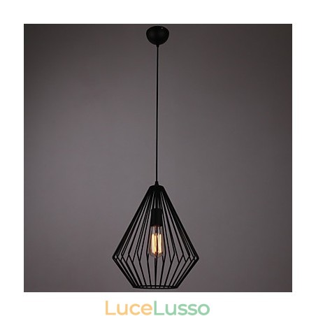 Mini pendente diamanti lampada 1 luce lavorazione pittura Mini pendente diamanti lampada 1 luce lavorazione pittura