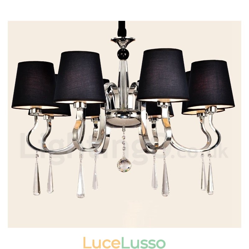 Moderno Contemporaneo Tradizionale Classico Rustico Lodge Vintage Country Isola Lampadario in metallo cromato