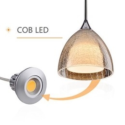 Lampada a sospensione a 3 luci, due strati, in vetro crepato, cromo lucido