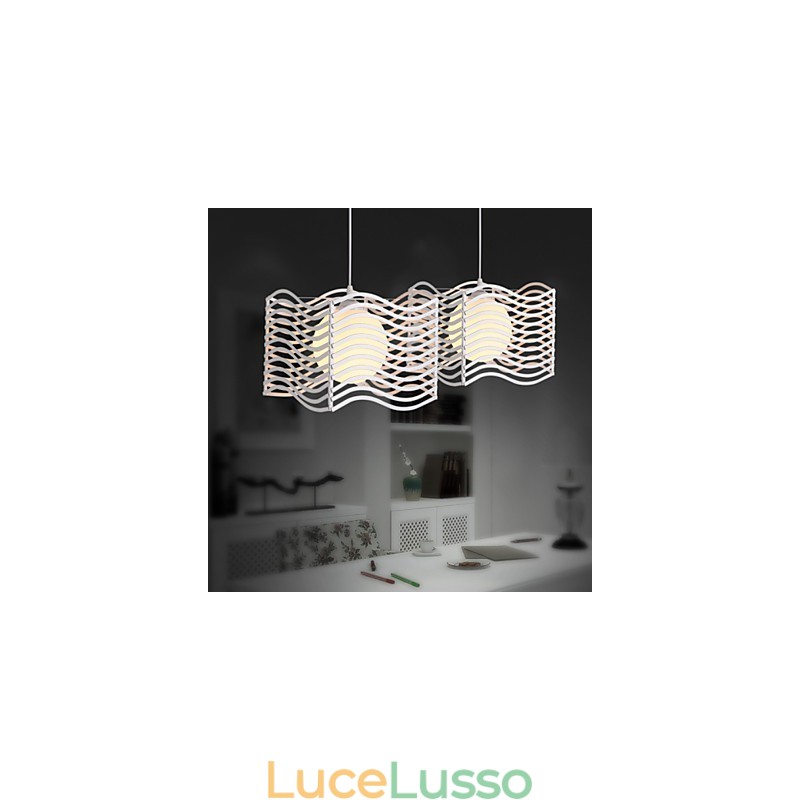 Lampada a sospensione moderna in metallo contemporaneo