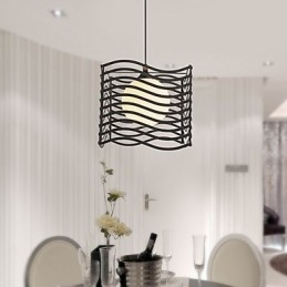 Lampada a sospensione moderna in metallo contemporaneo