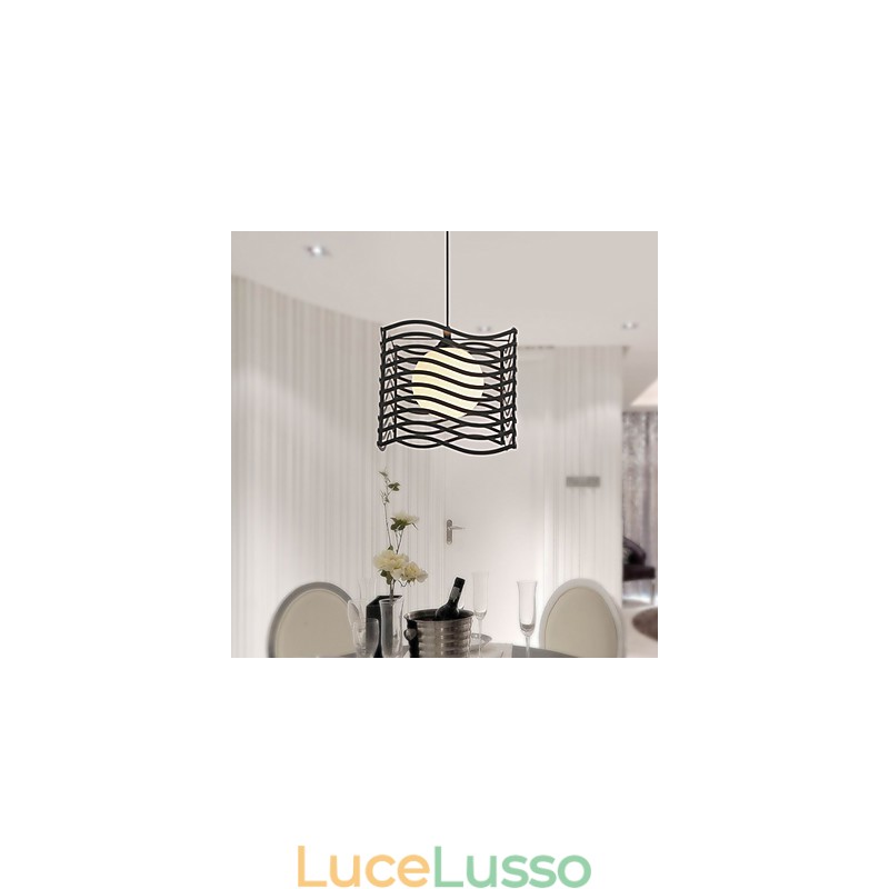 Lampada a sospensione moderna in metallo contemporaneo