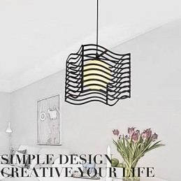 Lampada a sospensione moderna in metallo contemporaneo