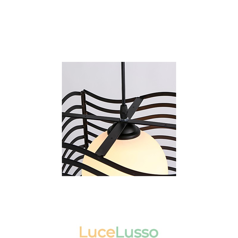 Lampada a sospensione moderna in metallo contemporaneo