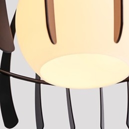 Lampada a sospensione moderna in metallo contemporaneo