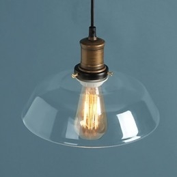 Moderna lampada a sospensione in vetro Lampade a sospensione semplici Lampada a sospensione da bar