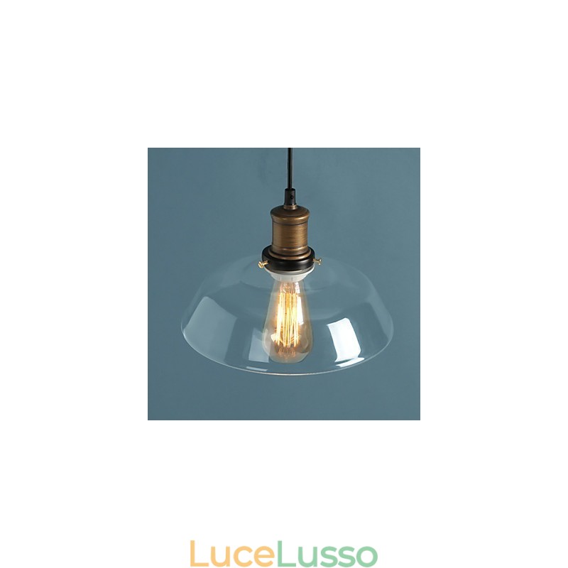 Moderna lampada a sospensione in vetro Lampade a sospensione semplici Lampada a sospensione da bar