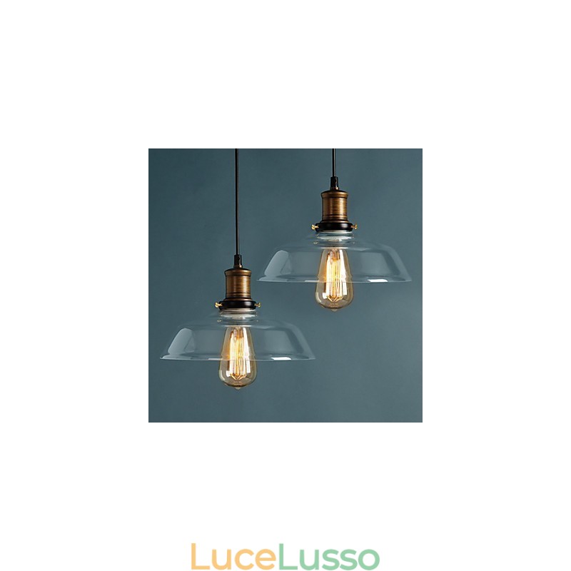 Moderna lampada a sospensione in vetro Lampade a sospensione semplici Lampada a sospensione da bar