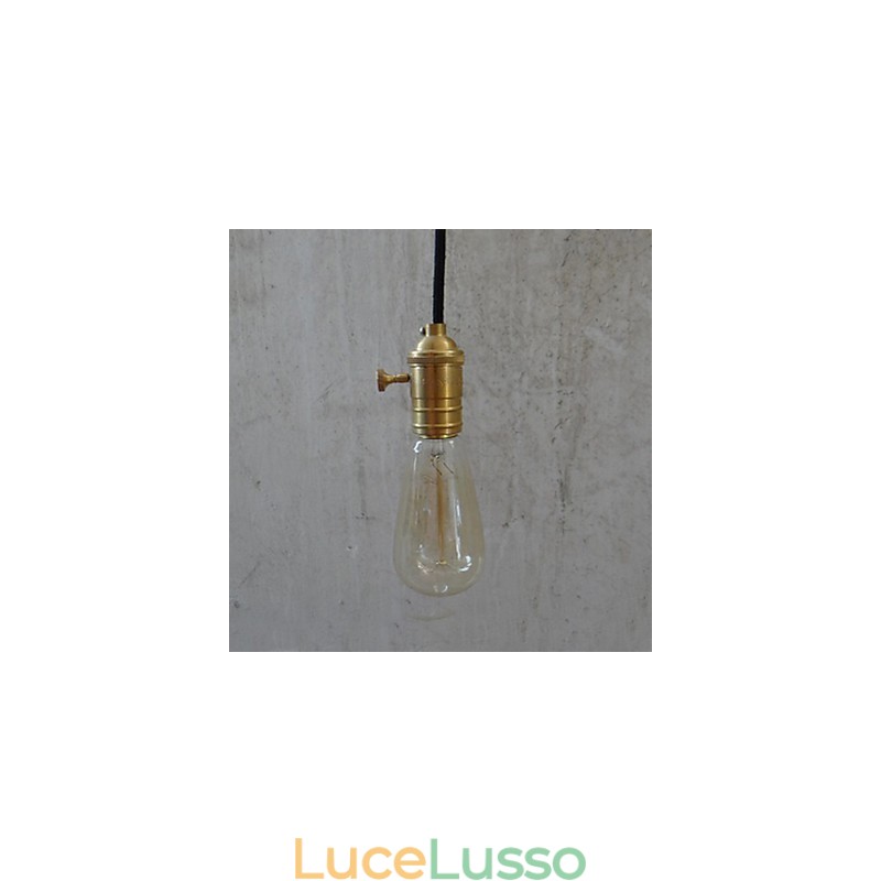 Lampada a sospensione in ottone vintage classica tradizionale