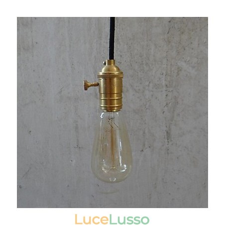 Lampada a sospensione in ottone vintage classica tradizionale
