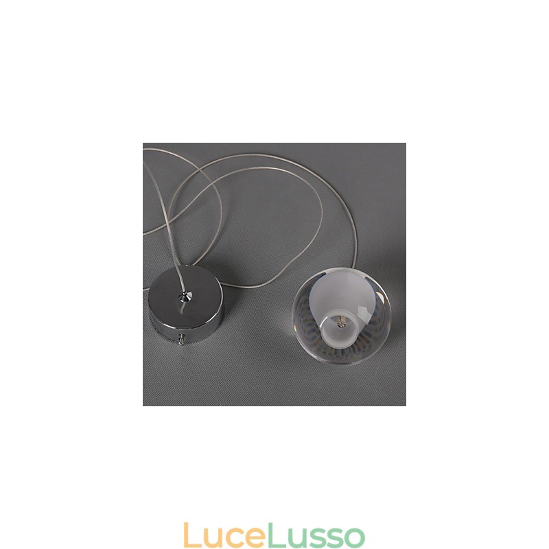 1 lampada a sospensione in pietra di cristallo e vetro, lampada a sospensione da caffè, illuminazione decorativa a sospensione