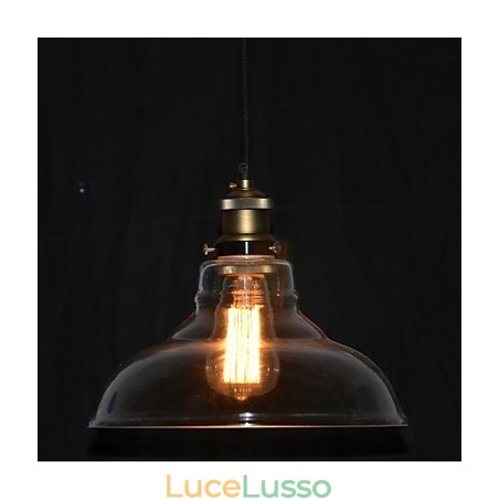 Lampada a sospensione in stile mini ciotola vintage classica tradizionale Lampada a sospensione in stile mini ciotola vintage classica tradizionale