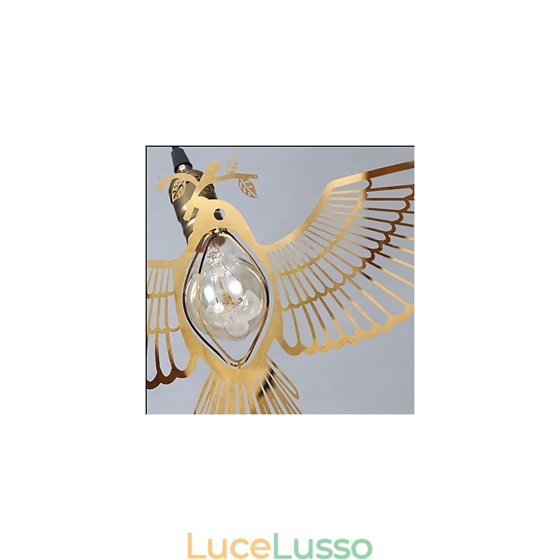 Placcatura di uccelli d'arte tagliata in carta retrò