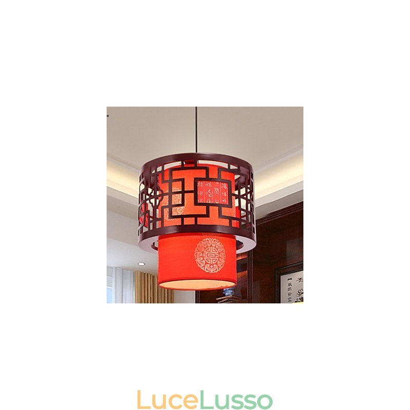 Lampadario a testa singola per pasti, arcaizza la piccola lampada a goccia della sala da tè