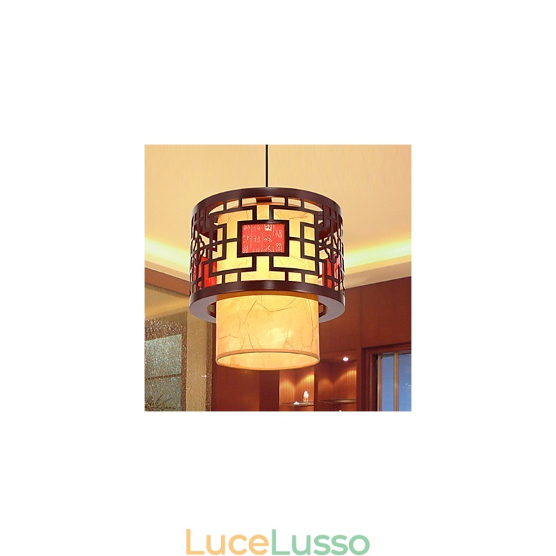 Lampadario a testa singola per pasti, arcaizza la piccola lampada a goccia della sala da tè