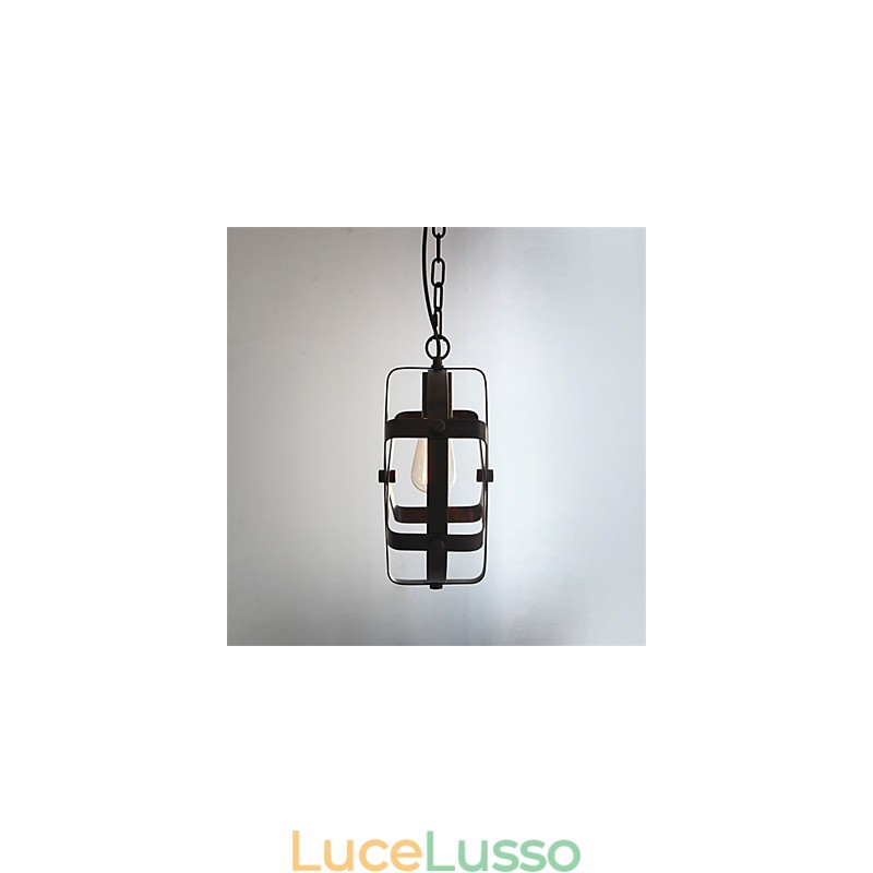 Lampadario decorativo in stile vintage, stile industriale, rotondo, per la casa, loft
