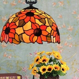 Lampadario in vetro colorato di arti creative rurali europee che restaura i modi antichi Lampada Luce