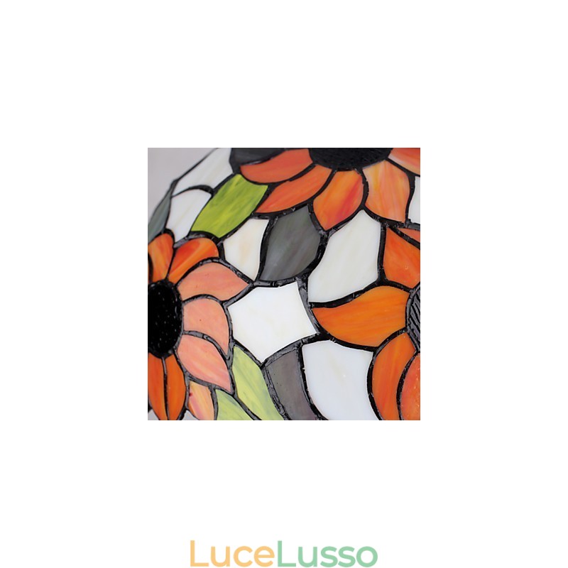 Lampadario in vetro colorato di arti creative rurali europee che restaura i modi antichi Lampada Luce