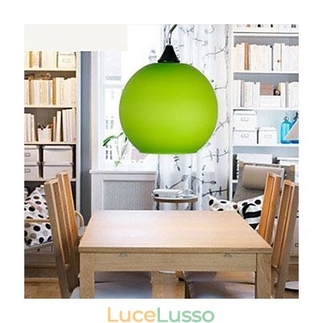 Lampadario in vetro colorato alla moda semplice Lampadario in vetro colorato alla moda semplice