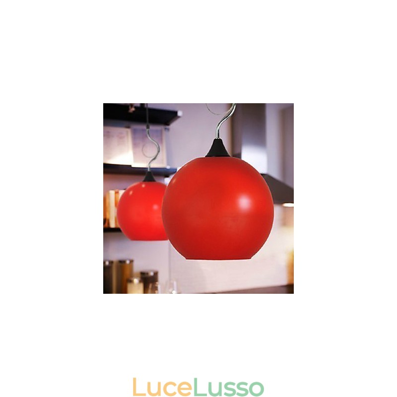 Lampadario in vetro colorato alla moda semplice
