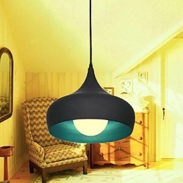 Lampada a sospensione moderna e contemporanea in stile retrò con ciotola mini