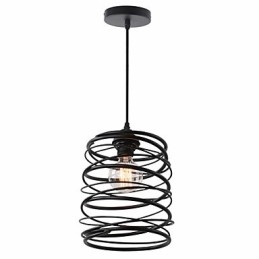 Rustic Lodge Retro Country Mini Style Dipinto Lampada a sospensione in metallo Garage