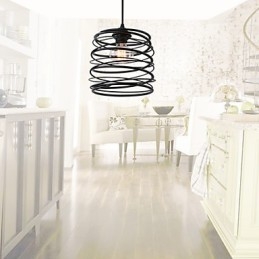 Rustic Lodge Retro Country Mini Style Dipinto Lampada a sospensione in metallo Garage