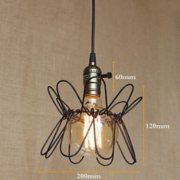 Lampadario Americange Industrial Retro Deformation