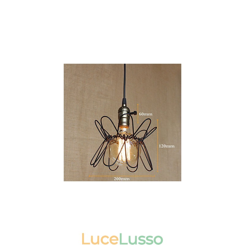 Lampadario Americange Industrial Retro Deformation
