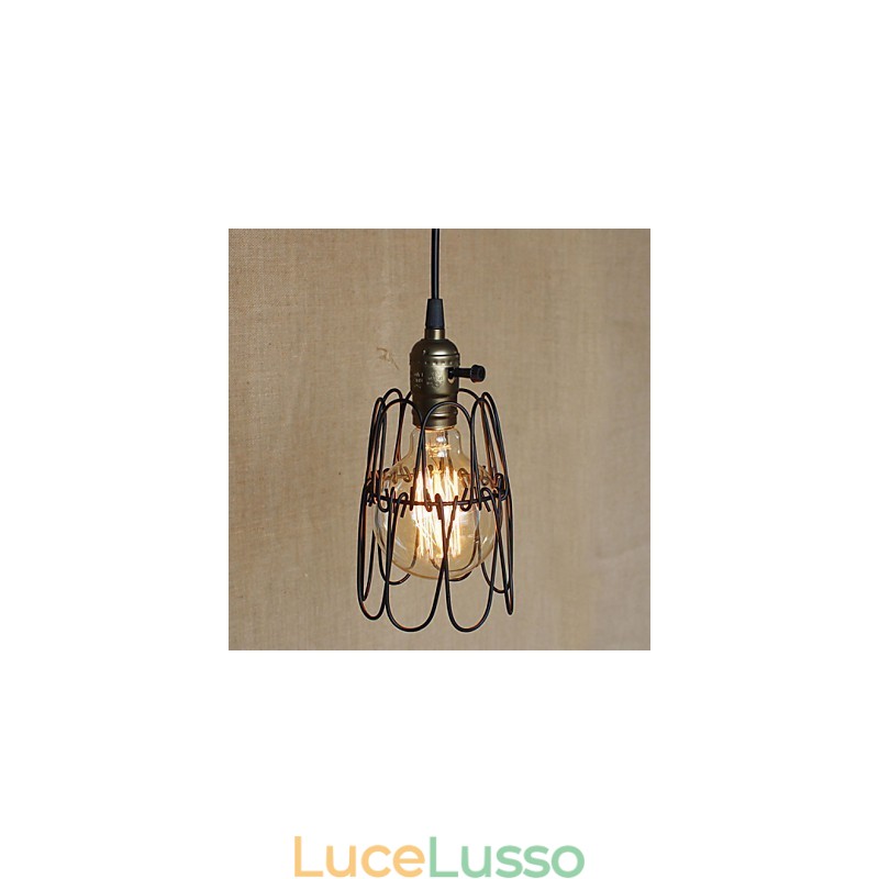 Lampadario Americange Industrial Retro Deformation