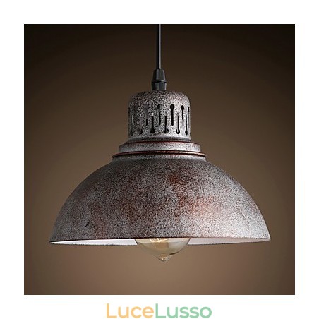 Lampada a sospensione in metallo con verniciatura in stile retrò mini per esterni Lampada a sospensione in metallo con verniciatura in stile retrò mini per esterni