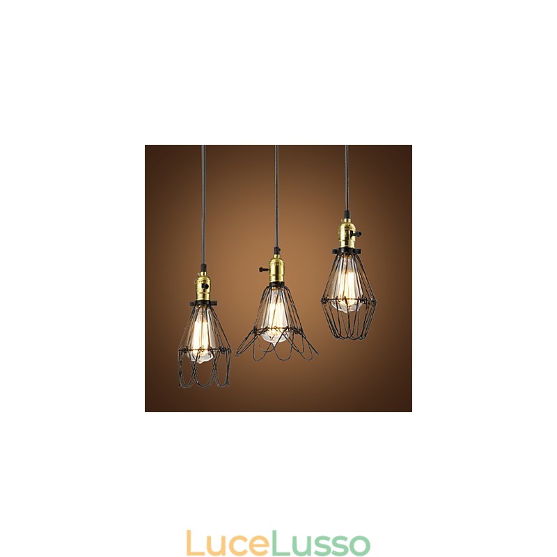 Lampada a sospensione tradizionale classica vintage retrò country