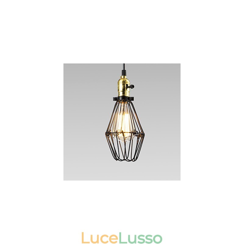 Lampada a sospensione tradizionale classica vintage retrò country
